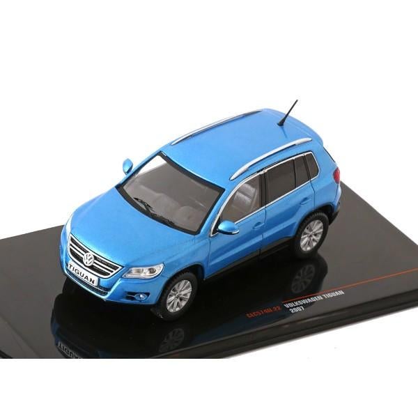 Volkswagen Tiguan 2007 Blauw Modelauto 1/43 Ixo Models Nieuw, Overige merken, Ixo Models, Auto, Ixo Models