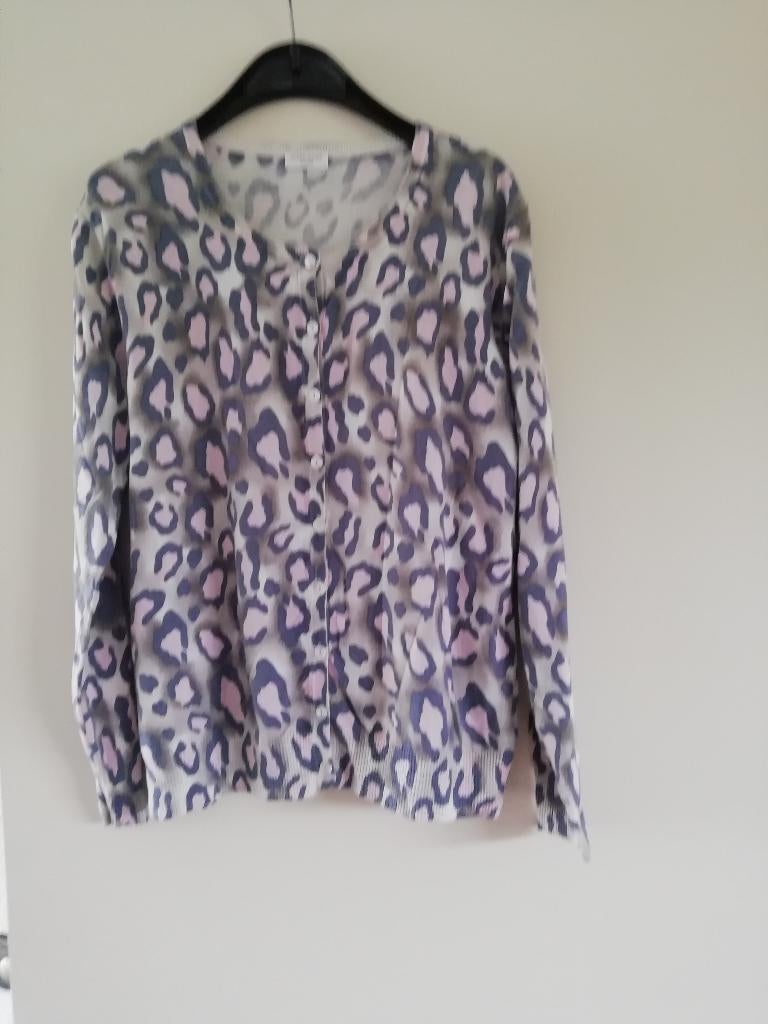 Vest maat 44 Gerry Weber, Kleding | Dames, Truien en Vesten, Verzenden, Maat 42/44 (L), Grijs, Gedragen