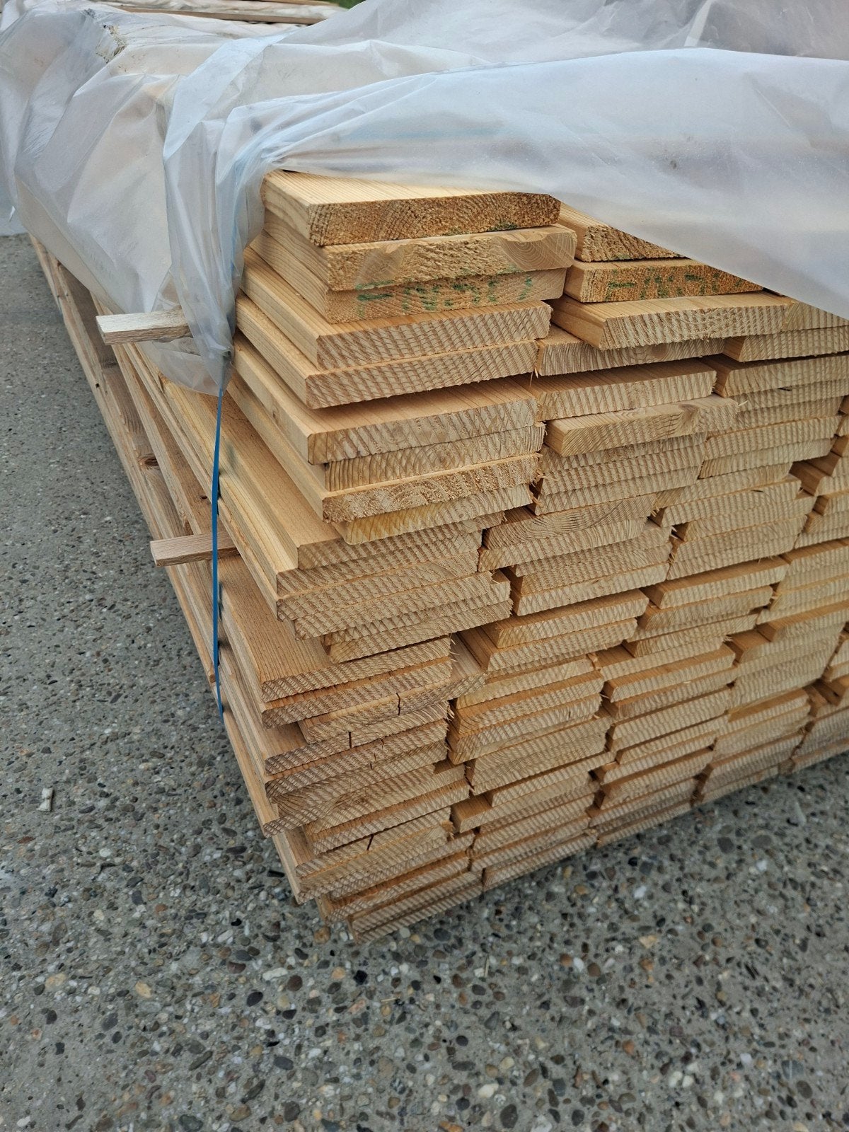 Vuren geschaafde planken 18mm x 14cm x 2.7m met vellingkant, Doe-het-zelf en Verbouw, Hout en Planken, Minder dan 25 mm, Nieuw
