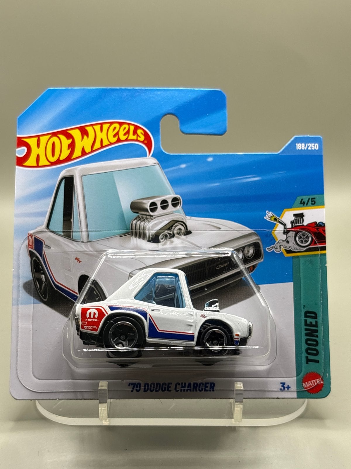 Hot Wheels '70 Dodge Charger Tooned - 2026 Collectie, Auto, Nieuw, Ophalen of Verzenden, Mattel