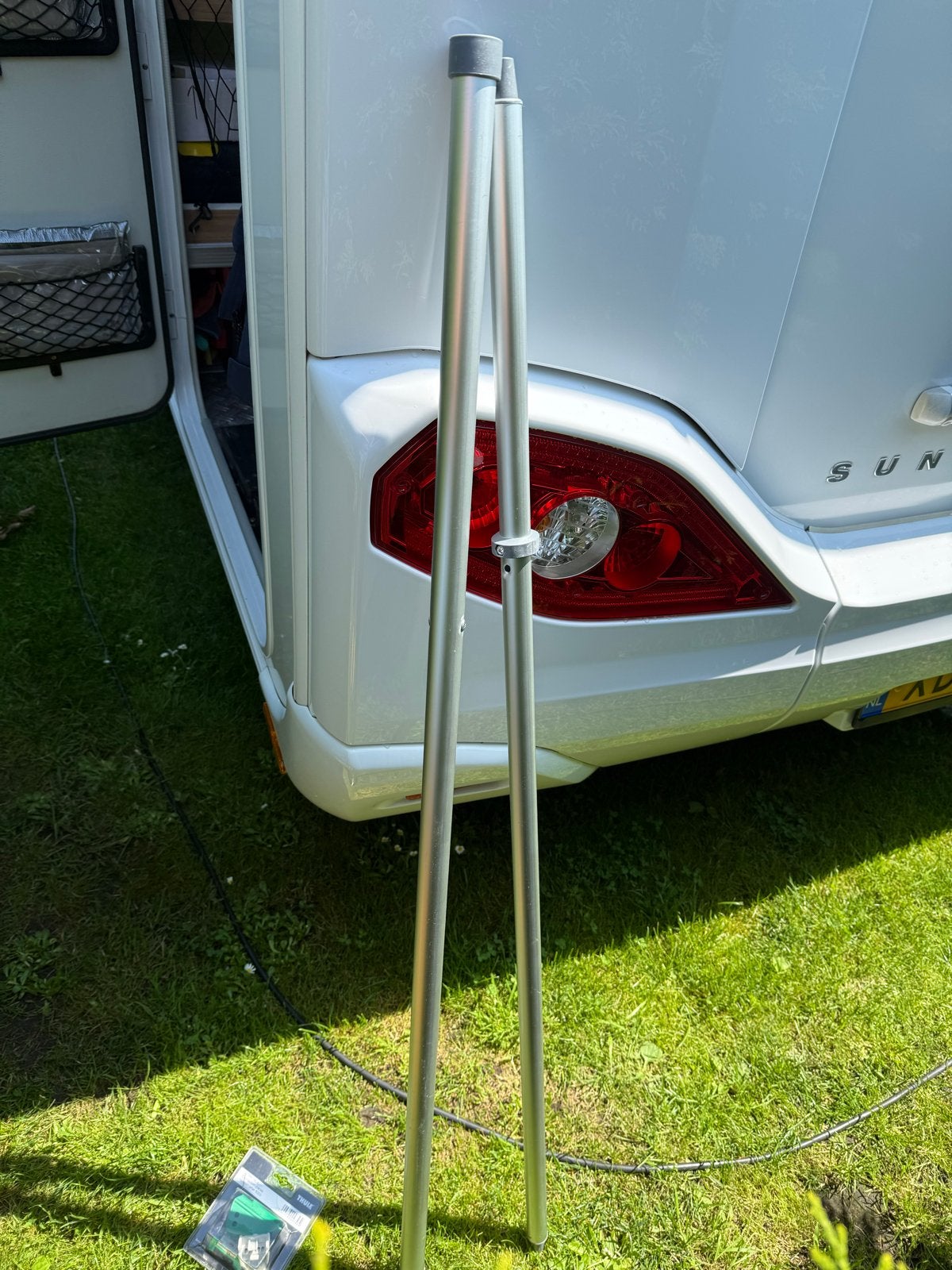 Thule spanstang/rafter G2 incl. bevestigingsset voor luifel, Ophalen of Verzenden, Zo goed als nieuw