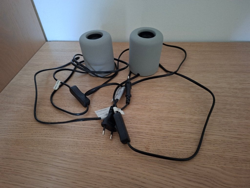 Lampen houders, Overige materialen, Gebruikt, Beige, E27 (groot)