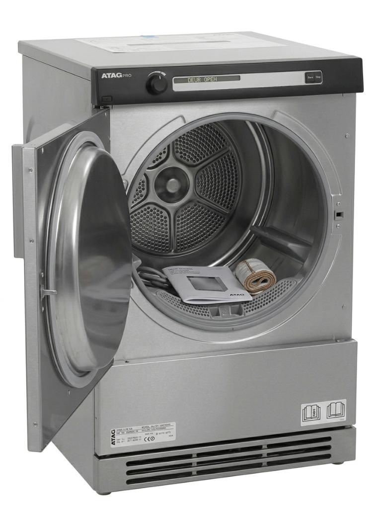 ATAG D1106CRVS Wasdroger - 50% KORTING, Ophalen, 10 kg of meer, ATAG, -