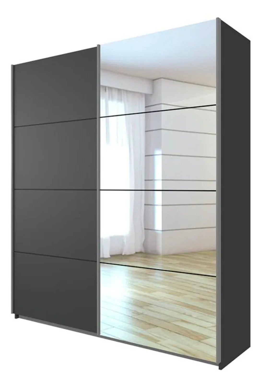 Schuifdeurkast Carré 181 cm, Huis en Inrichting, Ophalen, 25 tot 50 cm