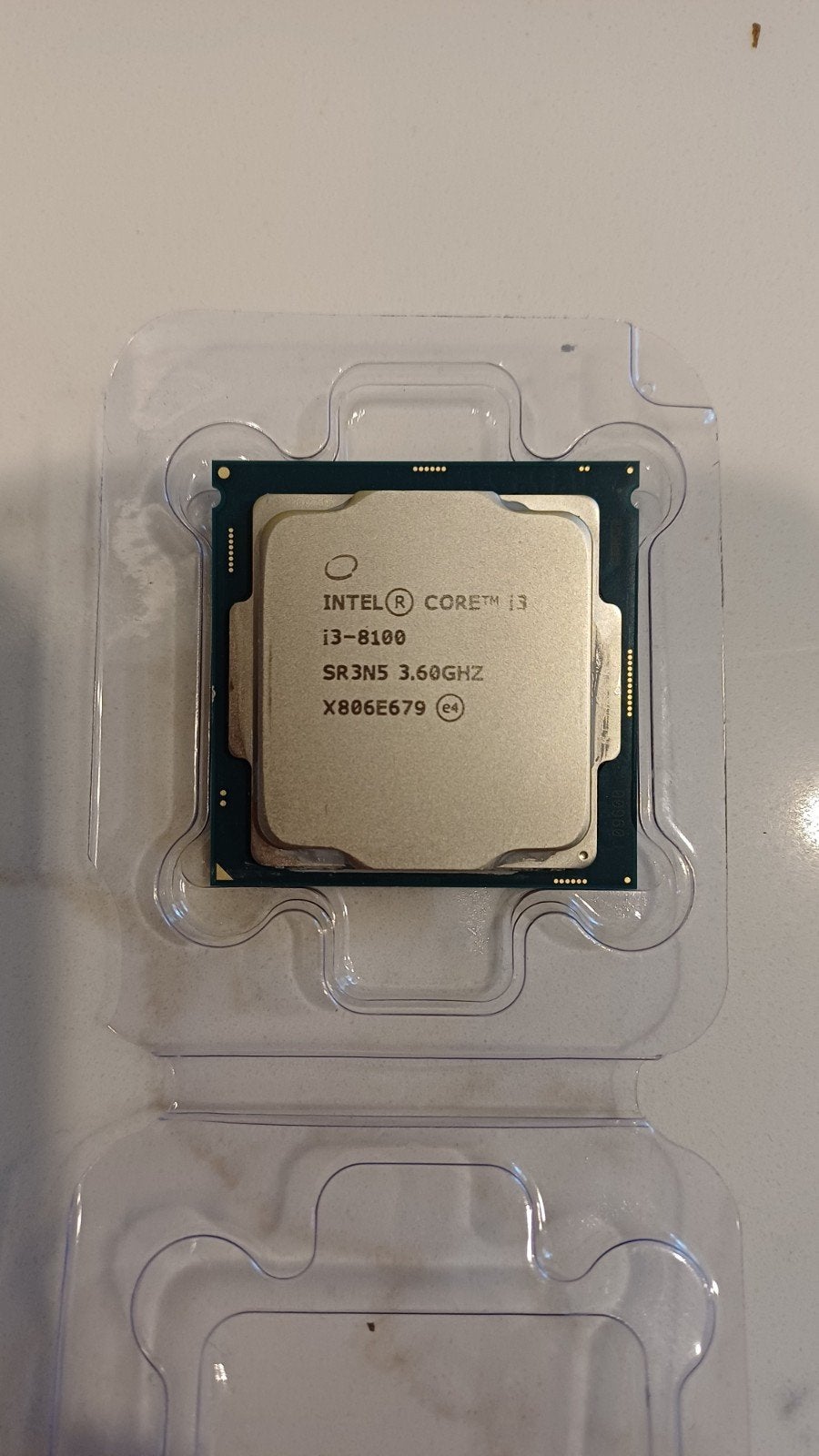 Intel Core i3-8100 Processor - 3.60GHz Quad-Core CPU, Ophalen, LGA 1151, 4-core, Zo goed als nieuw