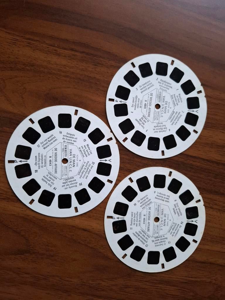 View-Master schijfjes - De Man van UNCLE - De Voodoo-Affaire, Ophalen of Verzenden, Gebruikt