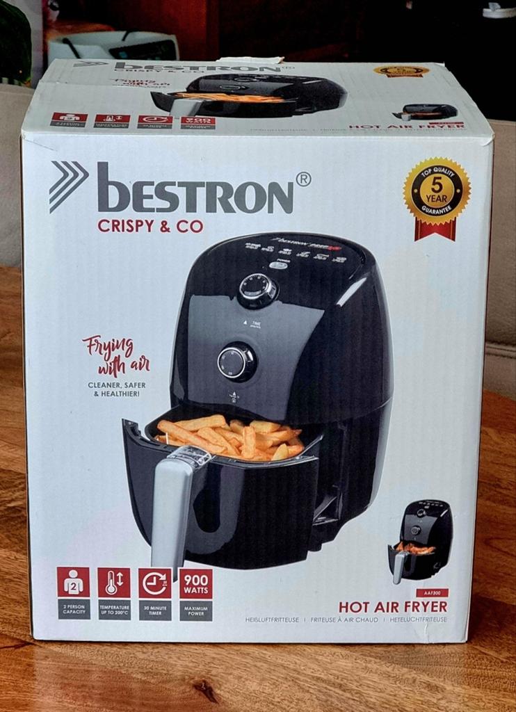 Bestron AAF300 hetelucht friteuse., Witgoed en Apparatuur, Airfryers, Ophalen of Verzenden, Zo goed als nieuw, Airfryer, 1500 gram of meer