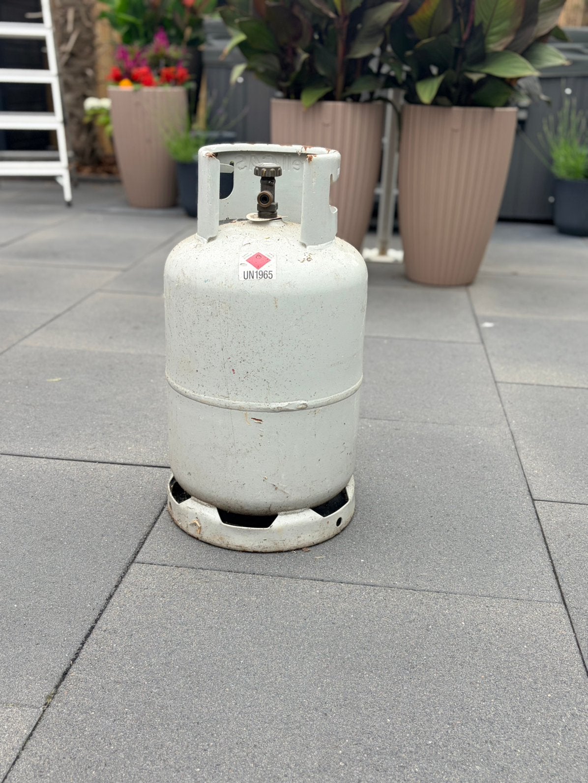 Gasfles, Ophalen of Verzenden, Zo goed als nieuw