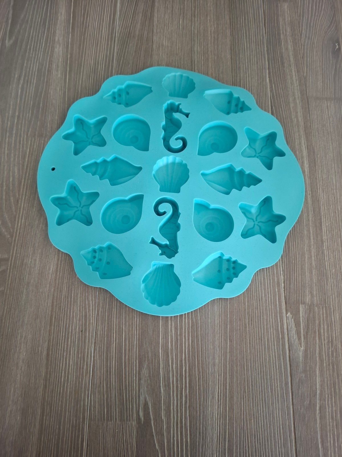 Nieuw Siliconen bakvorm zeedieren - schelpen en zeepaardjes, Ophalen of Verzenden, Nieuw, Taarten of Cupcakes, Bakvorm