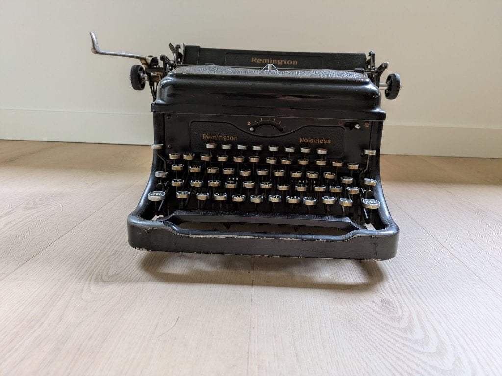 Unieke Remington Noiseless Model 2, Diversen, Typemachines, Ophalen, Gebruikt
