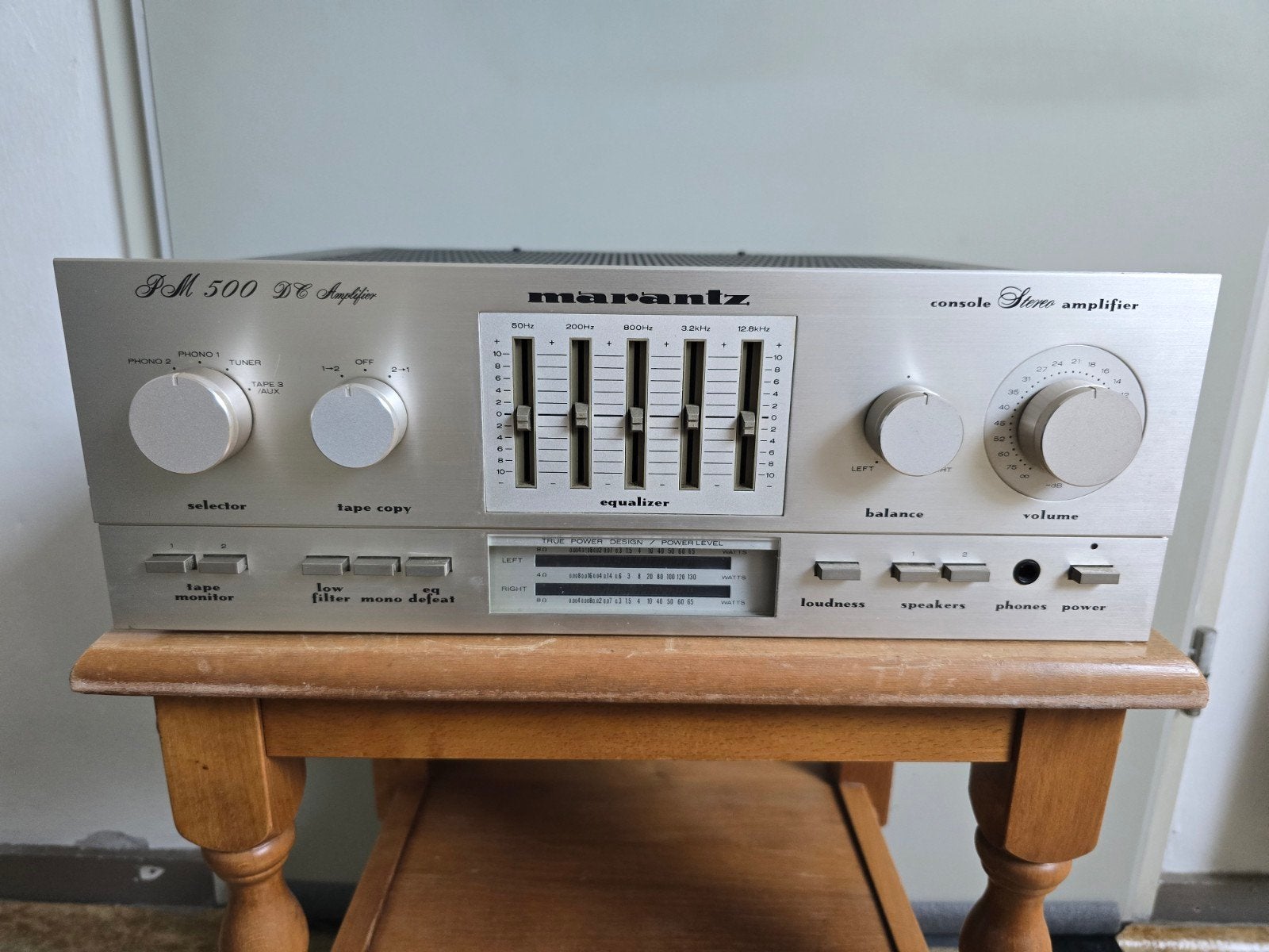 Marantz PM500 DC Amplifier, Audio, Tv en Foto, Ophalen of Verzenden, 120 watt of meer, Marantz