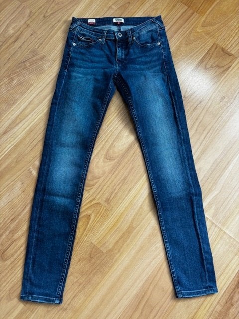 Tommy Hilfiger Jeans, Blauw, Ophalen of Verzenden, Zo goed als nieuw, W27 (confectie 34) of kleiner