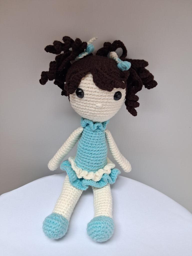 Gehaakt poppetje  nieuw, Ophalen of Verzenden, Nieuw, Kraamcadeau
