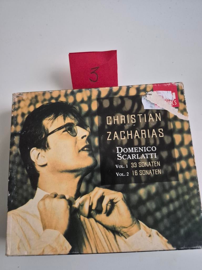 Christian Zacharias - Domenico Scarlatti Sonaten (2CD, Cd's en Dvd's, Ophalen of Verzenden