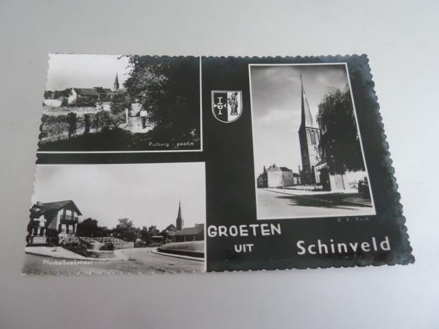 Schinveld 1964 Groeten Uit, Verzamelen, Ophalen of Verzenden, 1960 tot 1980, Gelopen, Limburg