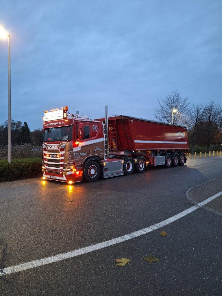 TEKNO SCANIA  6X2 + 3 ASSIGE MEILLER KIPPER RONNY CEUSTERS, Hobby en Vrije tijd, Ophalen of Verzenden, Nieuw, Bus of Vrachtwagen
