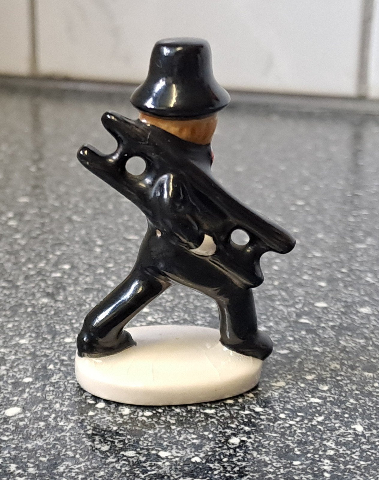 Vintage porseleinen beeldje van een schoorsteenveger., Ophalen of Verzenden, Zo goed als nieuw, N.v.t, N.v.t