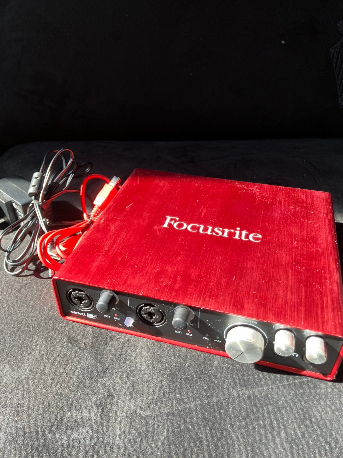 audio interface Focusrite  Scarlette 6i6 2nd gen, Computers en Software, Ophalen of Verzenden, Gebruikt