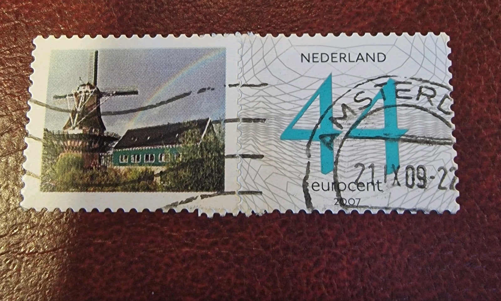 kv972 persoonlijke postzegel  Molen, Ophalen of Verzenden, Na 1940, Gestempeld