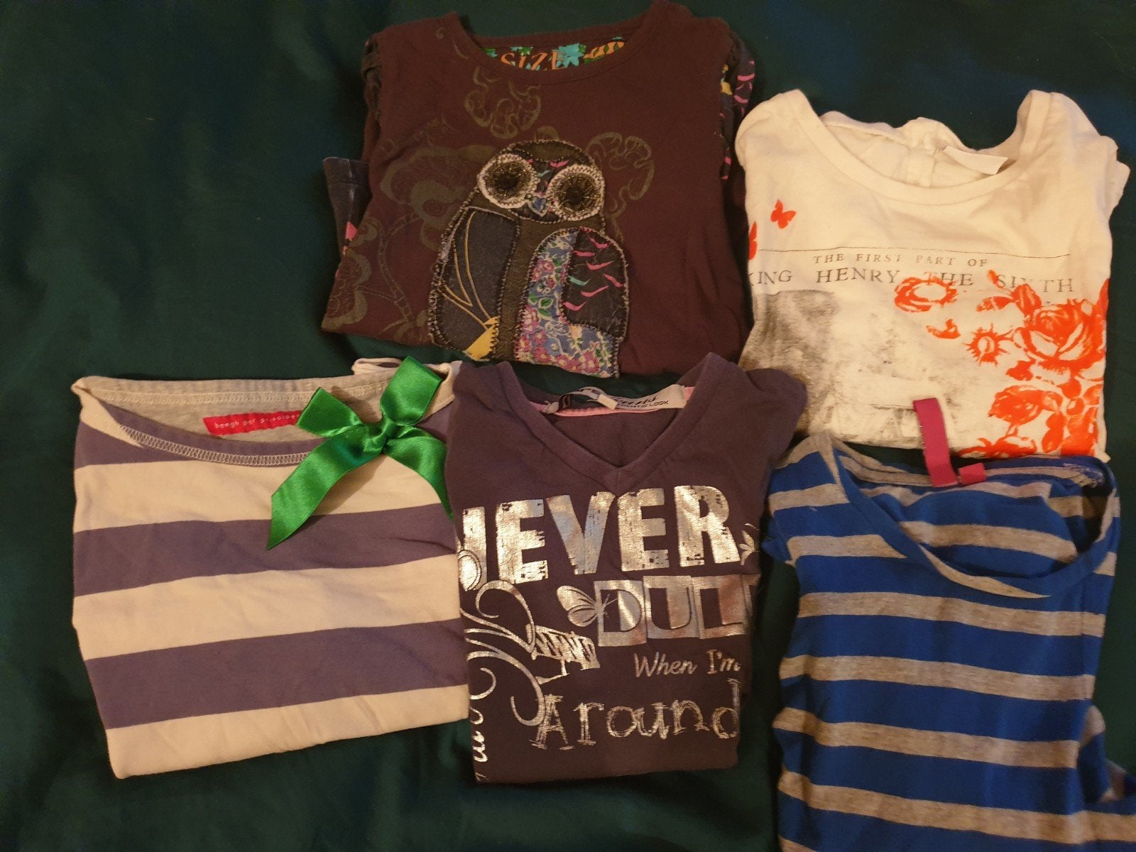 Shirts Desiqual Tumble n dry Bengh Cars jeans 110 116 122, Ophalen, Zo goed als nieuw, Meisje, Shirt of Longsleeve