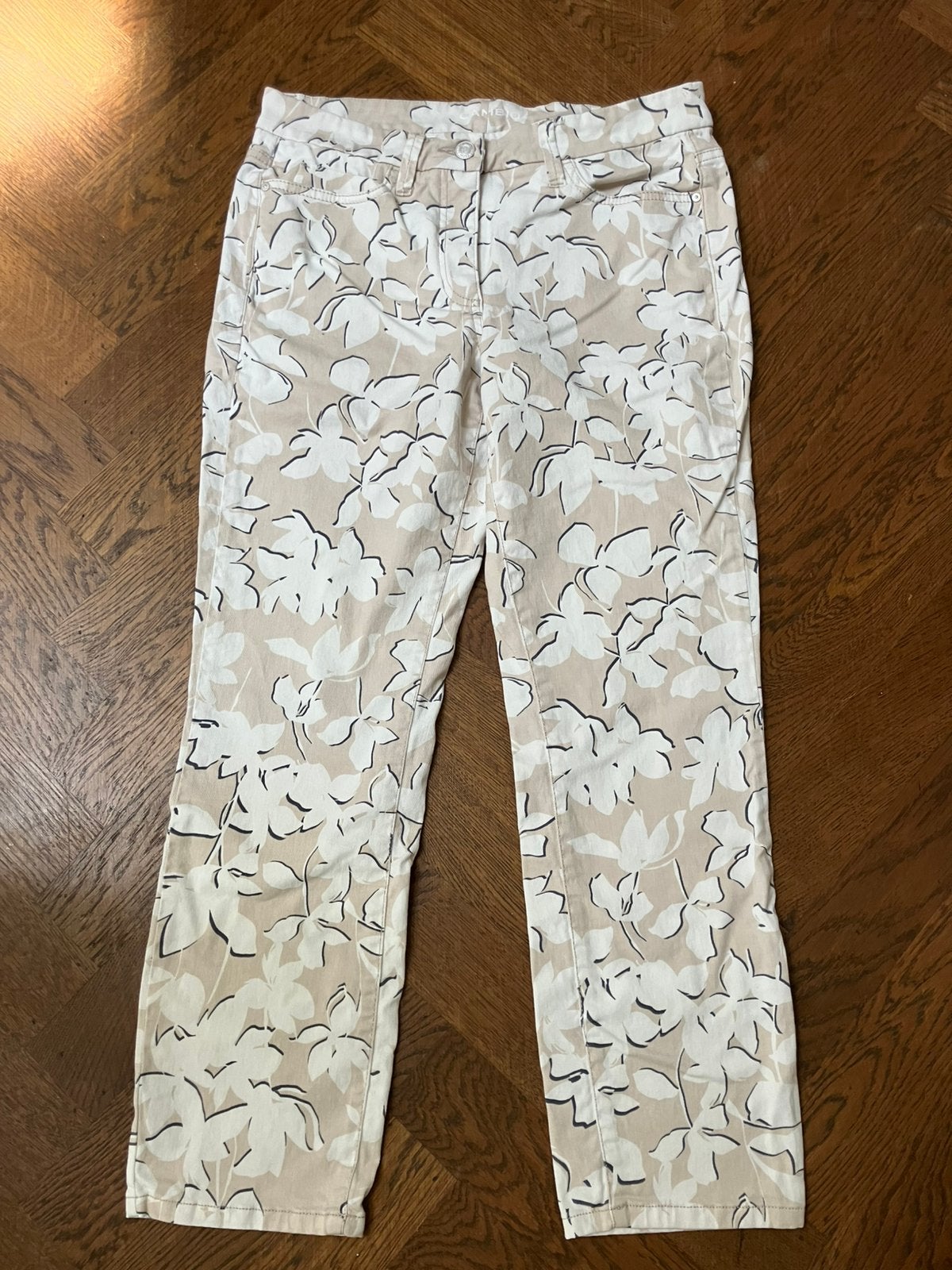 Cambio broek met print maat 40, Maat 38/40 (M), Verzenden, Beige, Zo goed als nieuw