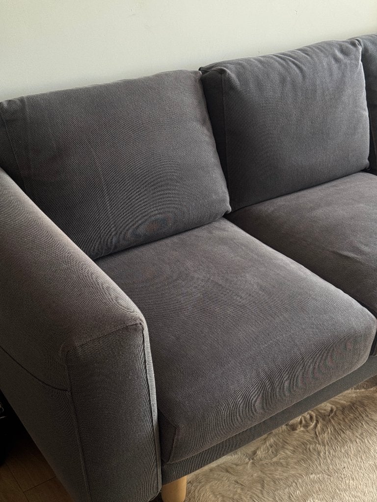 IKEA NORSBORG 3-zitsbank, donkergrijs (nieuwprijs €444), Huis en Inrichting, Banken | Bankstellen, Ophalen, Gebruikt, Tweepersoons