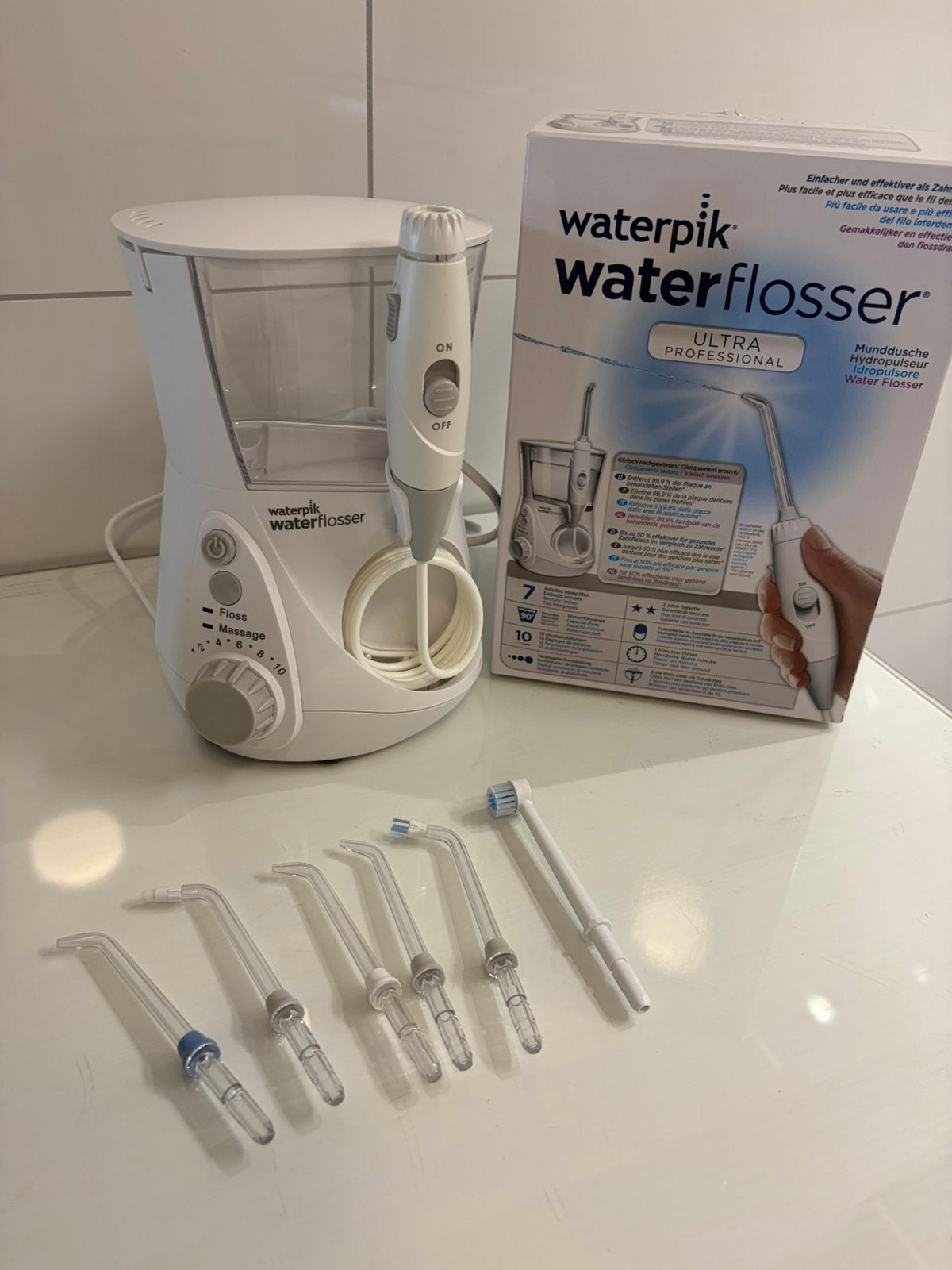 Waterflosser Waterpik, Ophalen of Verzenden, Zo goed als nieuw, Overige typen