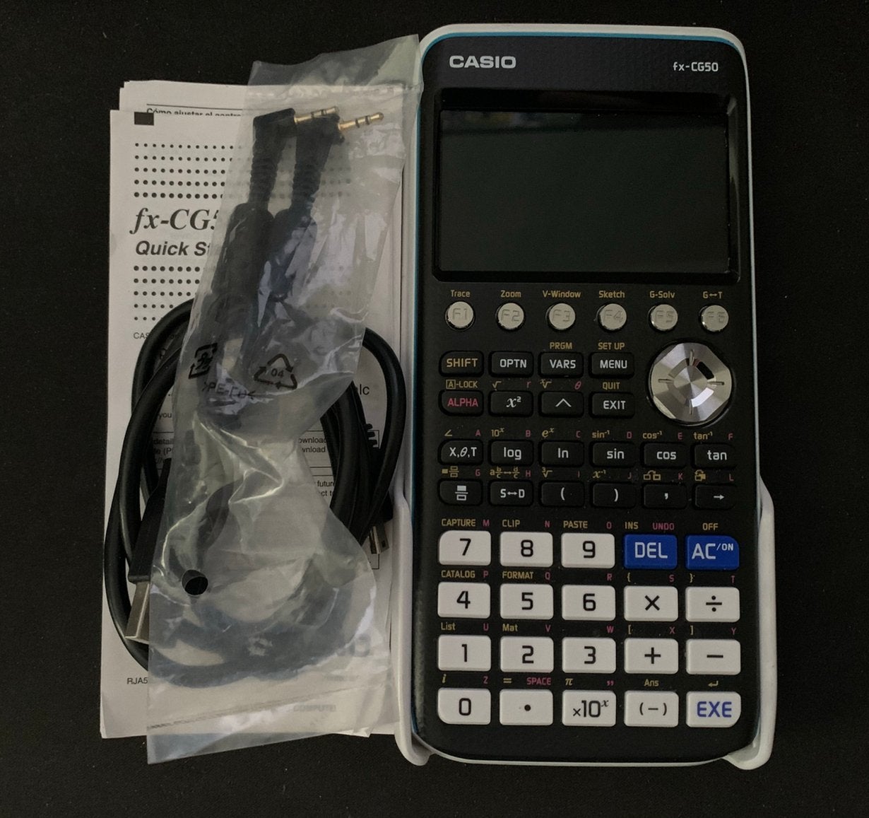 Casio fx-CG50 grafische rekenmachine, Verzenden, Grafische rekenmachine, Zo goed als nieuw