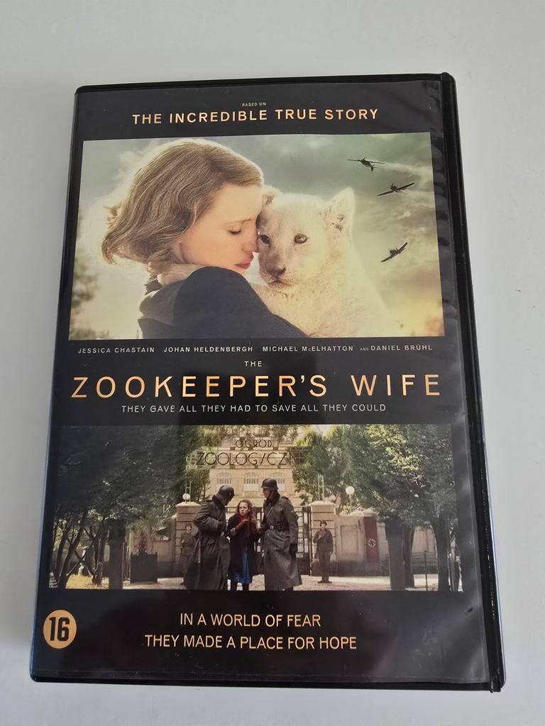 Dvd the zookeeper's wife, Vanaf 16 jaar, Ophalen of Verzenden, Waargebeurd drama