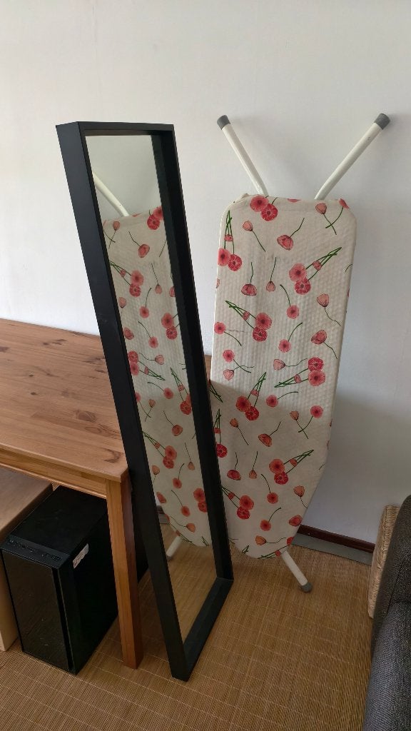 Lange (150 cm), staande spiegel IKEA, Ophalen, Minder dan 50 cm, Zo goed als nieuw, 150 tot 200 cm