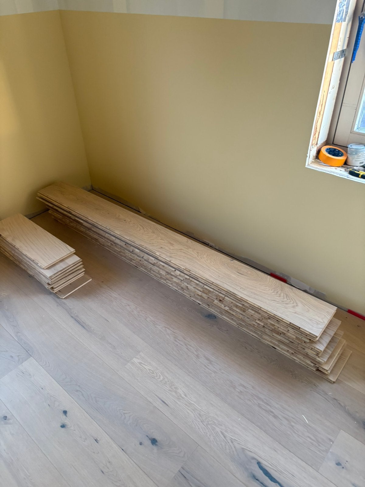 Eiken lamelparket 190mm breed 14mm dik, Nieuw, 5 tot 10 m², 10 tot 30 cm, Hout