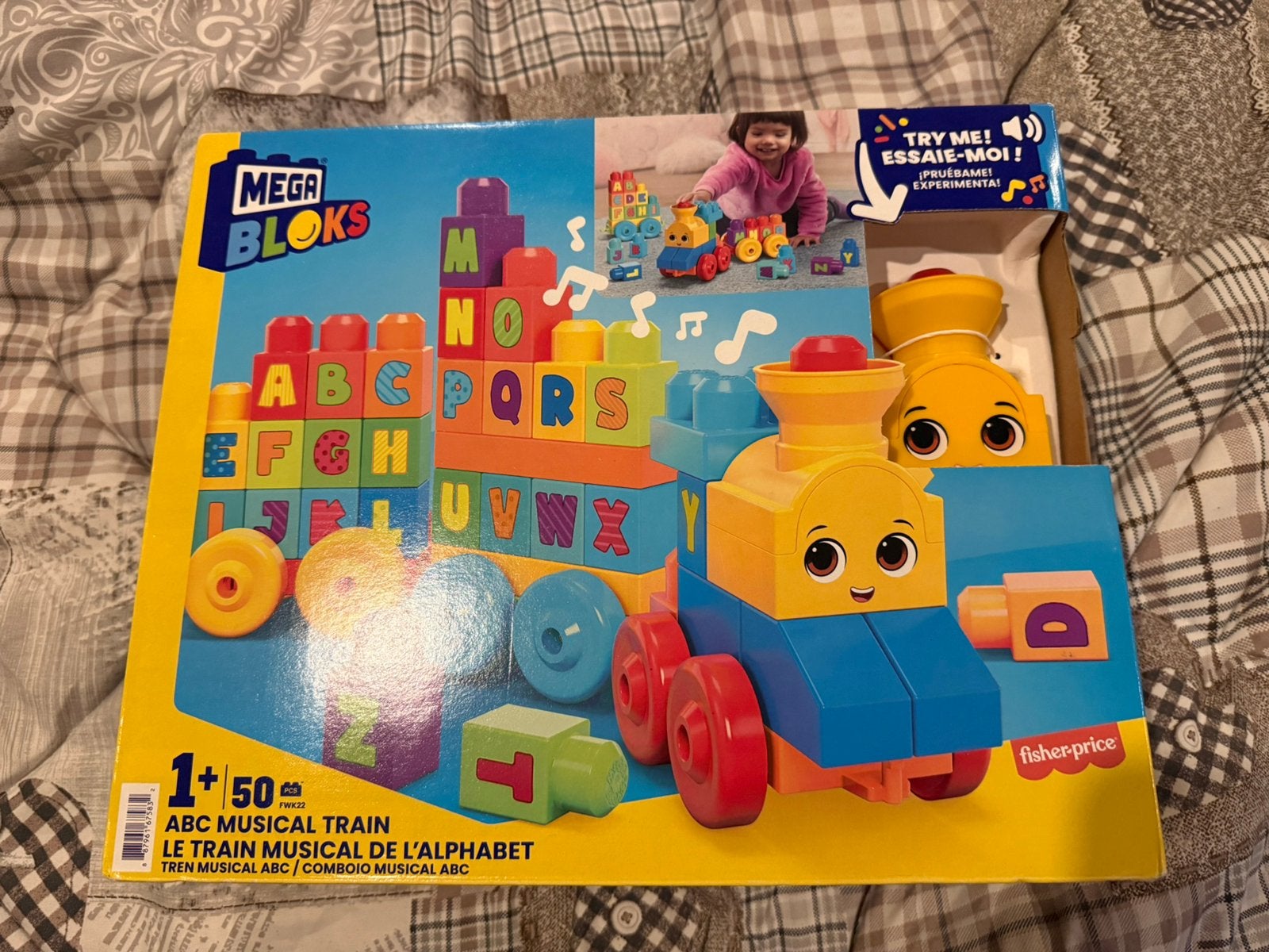 Mega Bloks ABC Muzikale Trein, Ophalen of Verzenden, Nieuw, Overige typen, Met geluid