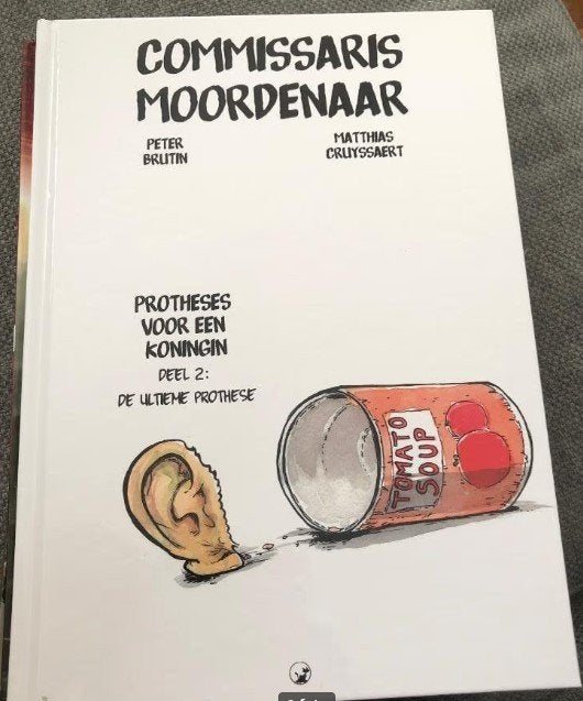 De ultieme prothese commissaris moordenaar hardcover e2, Eén stripboek, Ophalen of Verzenden, Zo goed als nieuw