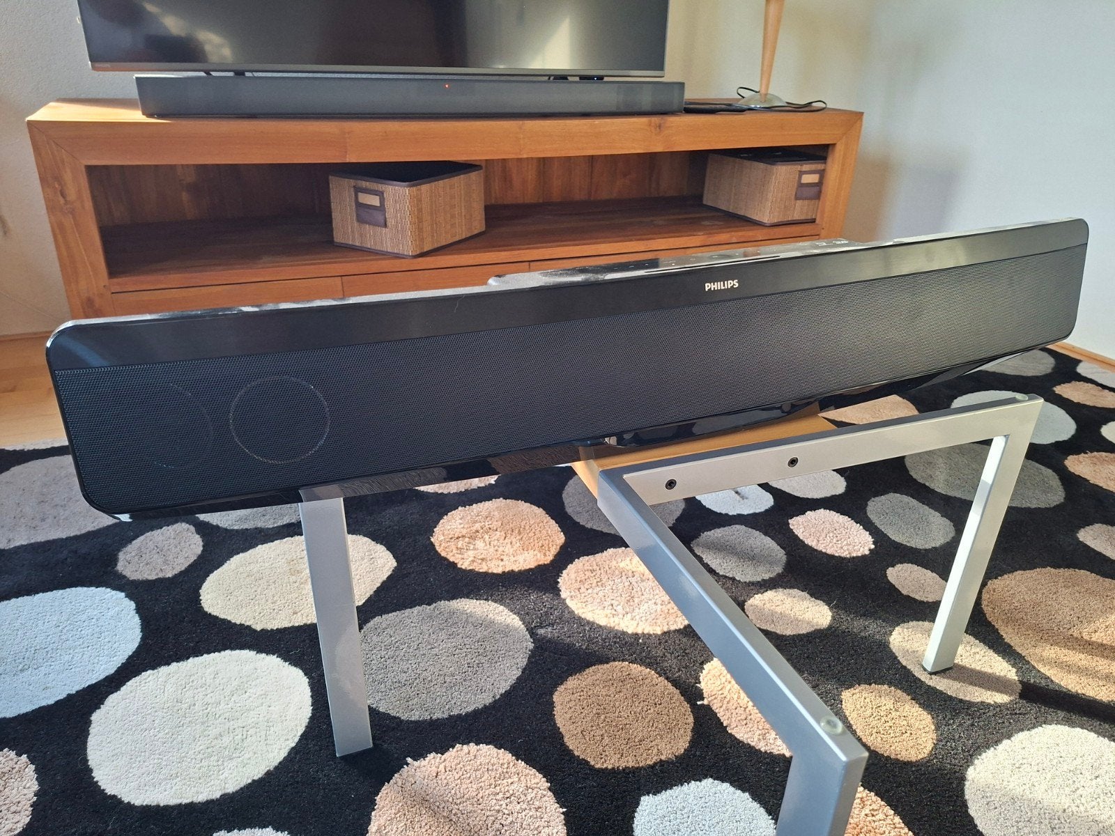 Te koop, Philips soundbar met Blue Ray speler. HTB7150/12, Ophalen, Met externe subwoofer, Gebruikt