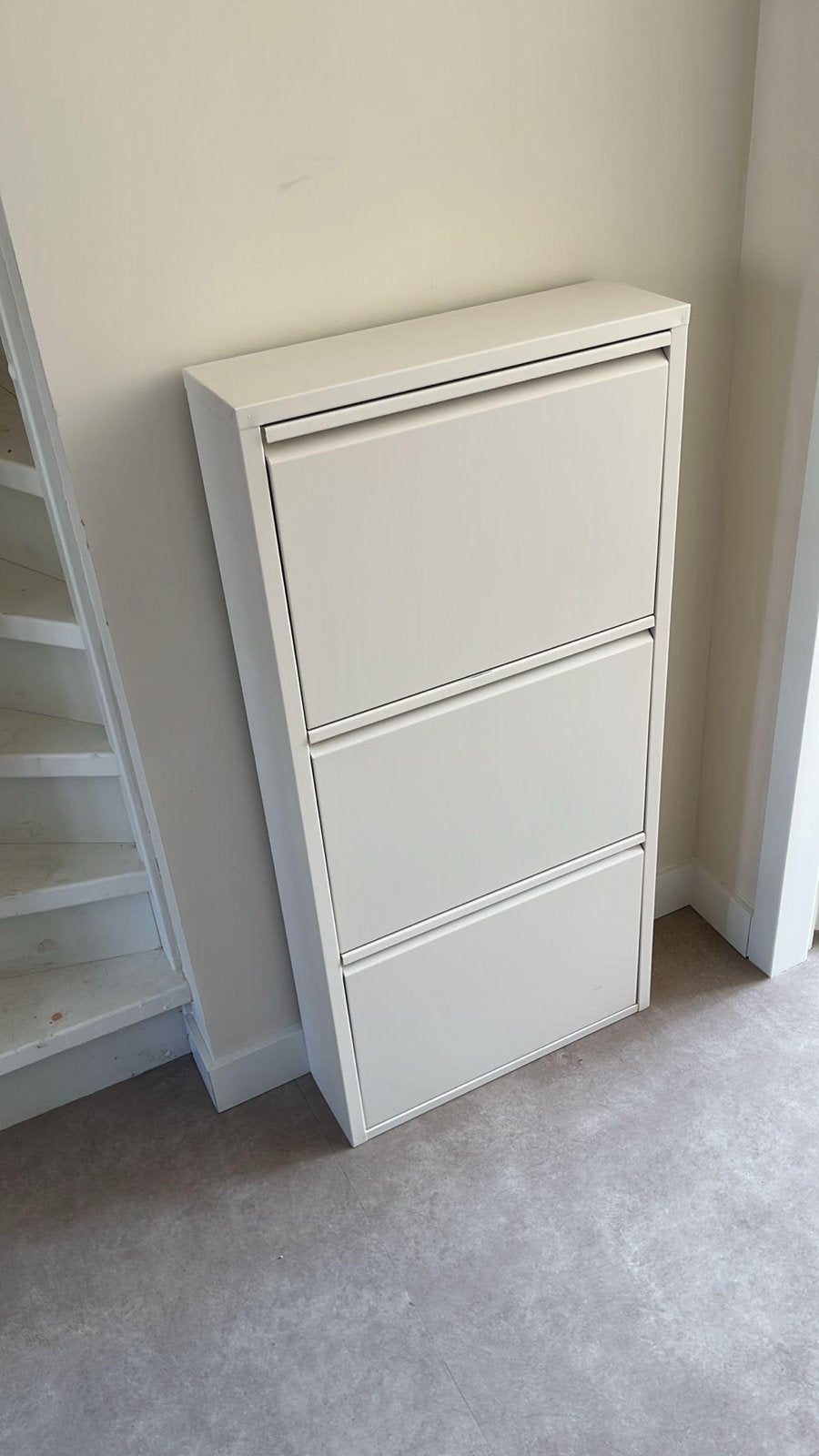 Schoenenkast Westwing - Lichtbeige (50x103x15 cm), Ophalen, Zo goed als nieuw