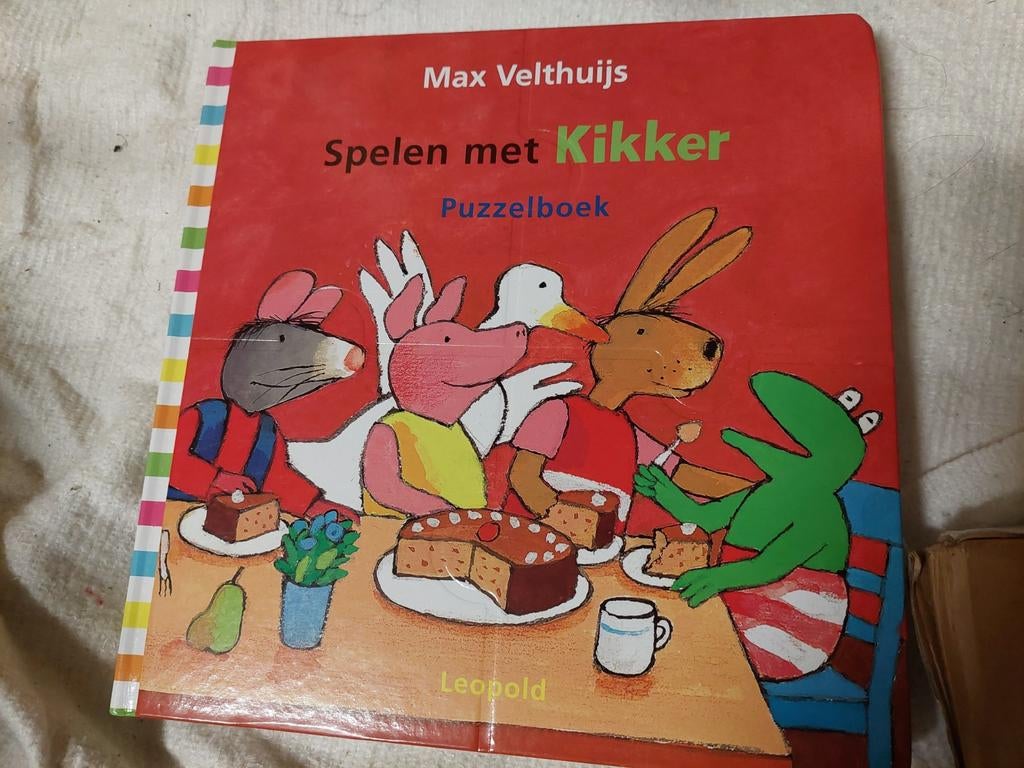 Kikker Puzzelboek: lezen en 6x puzzels, vrijwel als nieuw, Ophalen of Verzenden, 10 tot 50 stukjes, Zo goed als nieuw