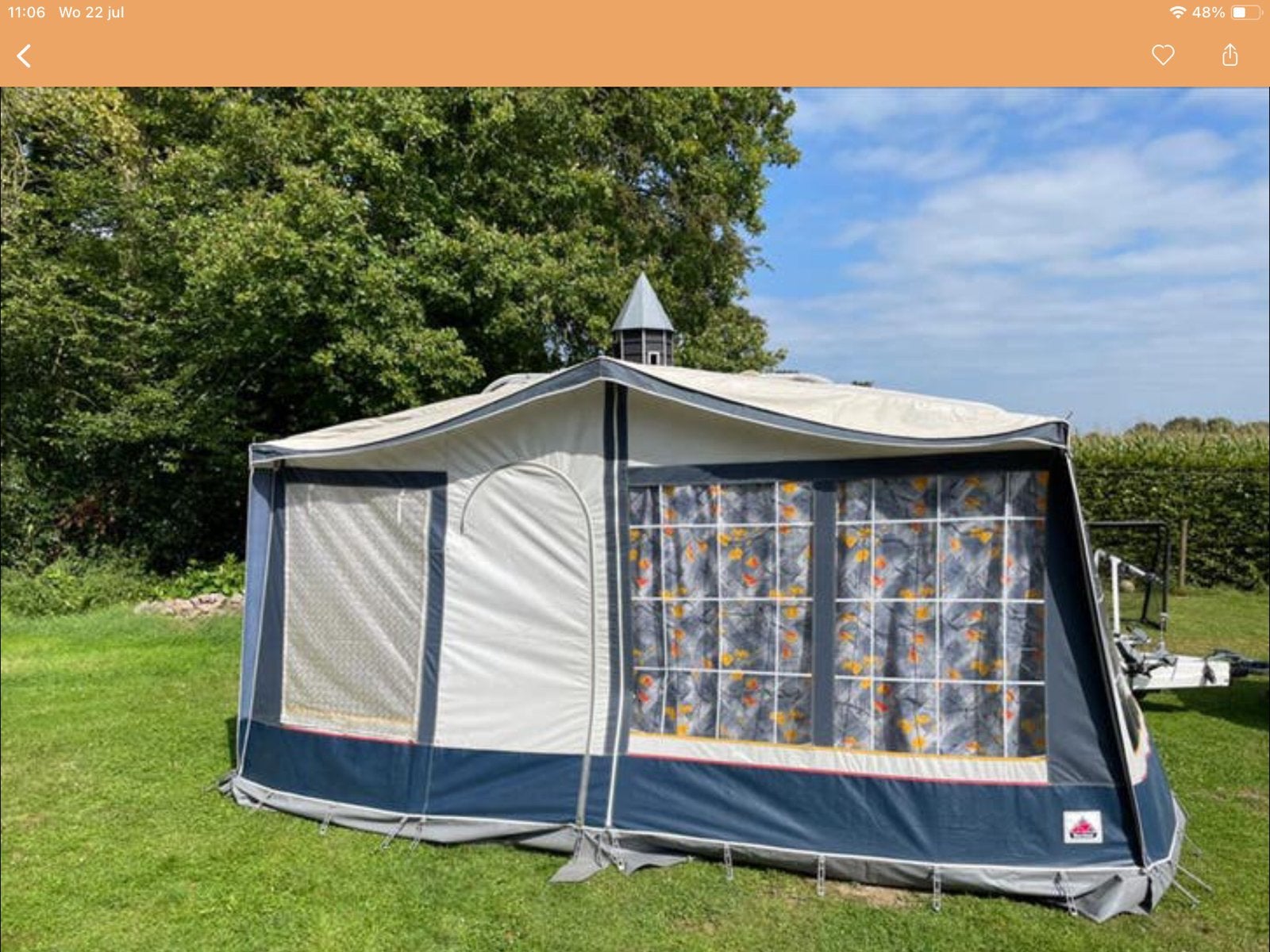 “DOREMA”VOORTENT omloop A 900/G16, Ophalen