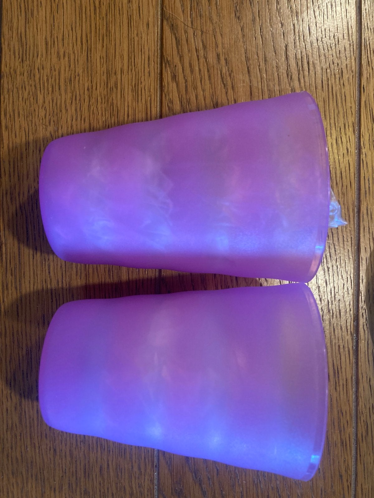 2 Tupperware bekers, Paars, Beker of Kan, Nieuw, 330 ml