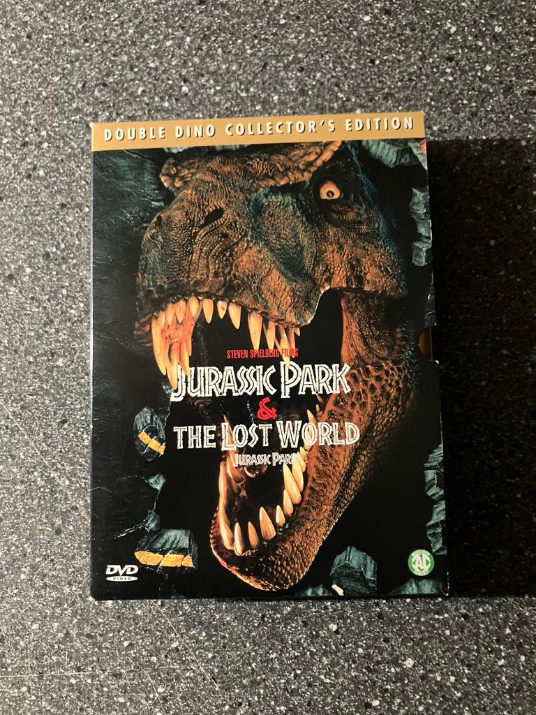 Jurassic Park + Jurassic Park 2 (The Lost World) 2-Disc, Vanaf 12 jaar, Ophalen of Verzenden, Zo goed als nieuw, Boxset