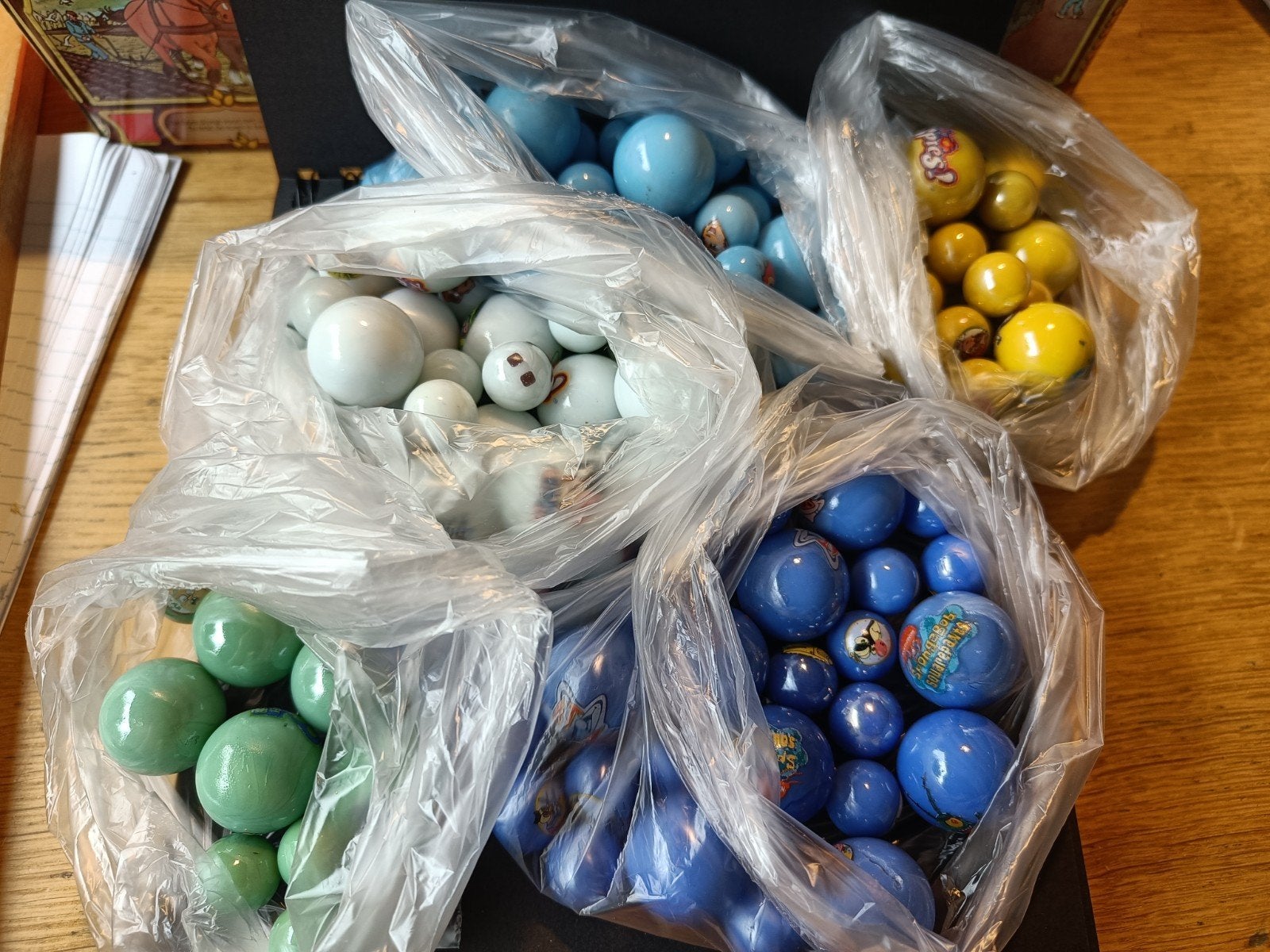 Knikkers Supermarkt Actie - 5 Verschillende Kleuren, Overige supermarkten, Ophalen of Verzenden