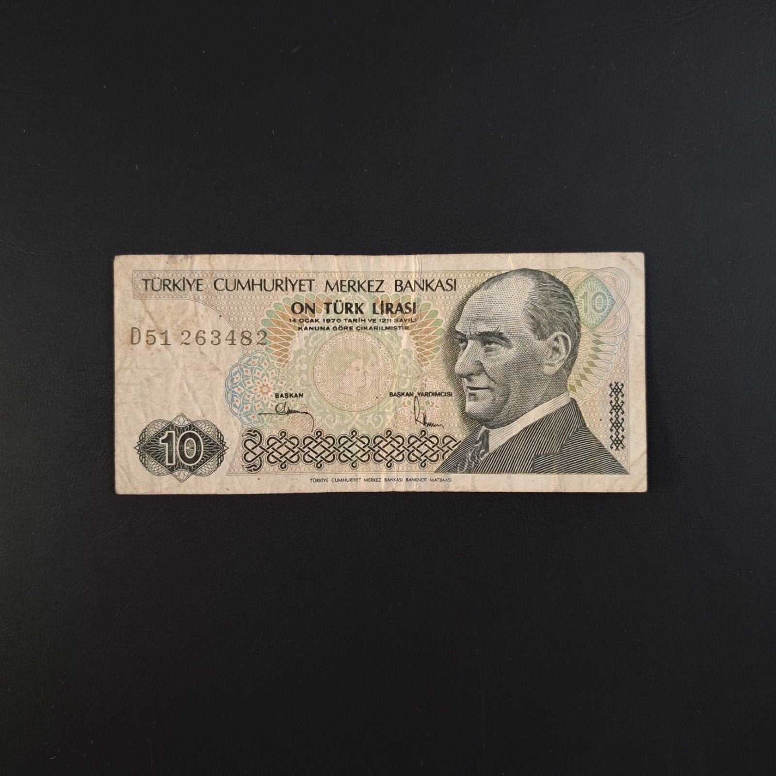 10 lira Turkije #055, Verzenden, Overige landen, Los biljet