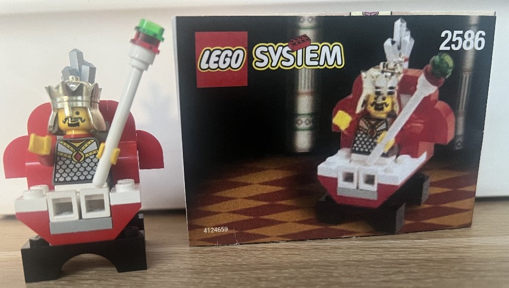 LEGO 2586 The Crazy LEGO King / Castle / MISCELLANEOUS, nr 2, Kinderen en Baby's, Gebruikt, Lego, Ophalen of Verzenden, Complete set