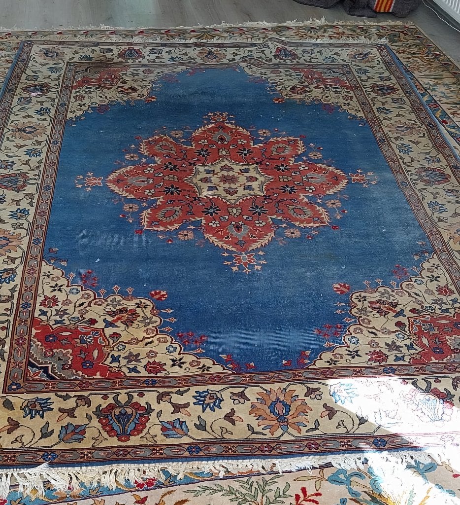 Handgeknoopte Perzische tapijten, Ophalen, Zo goed als nieuw, Rechthoekig, 200 cm of meer