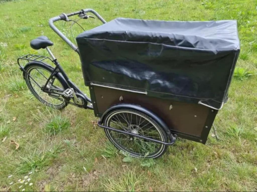 Bakfiets met zeil, Ophalen, Gebruikt, 80 kg of meer