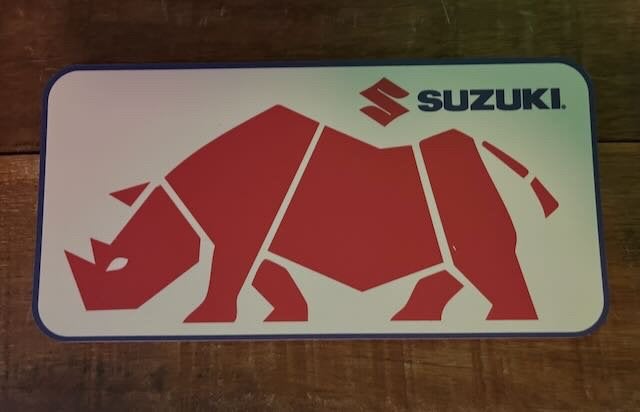 SUZUKI Rhino reclamebord, Ophalen of Verzenden, Zo goed als nieuw, Auto's