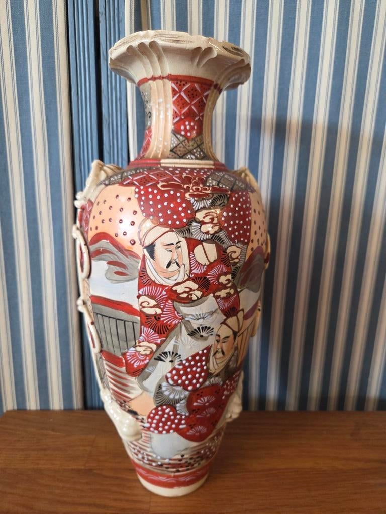 Antieke Japanse Satsuma vaas, Ophalen