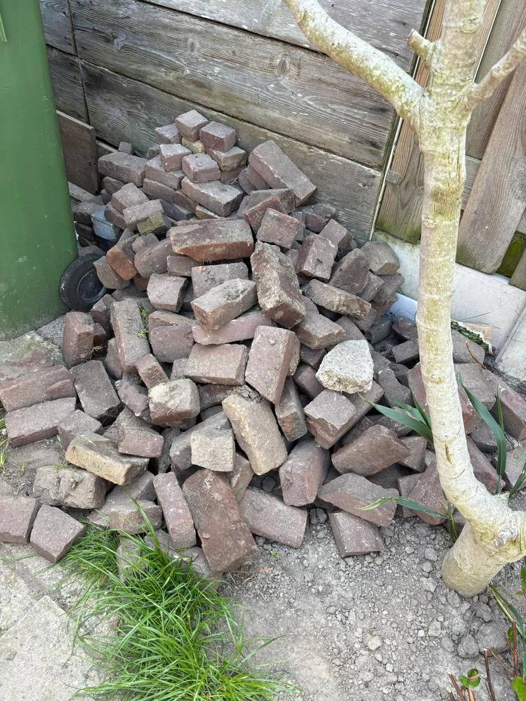 Klinkers gratis ophalen, Ophalen, Gebruikt, Beton, Klinkers