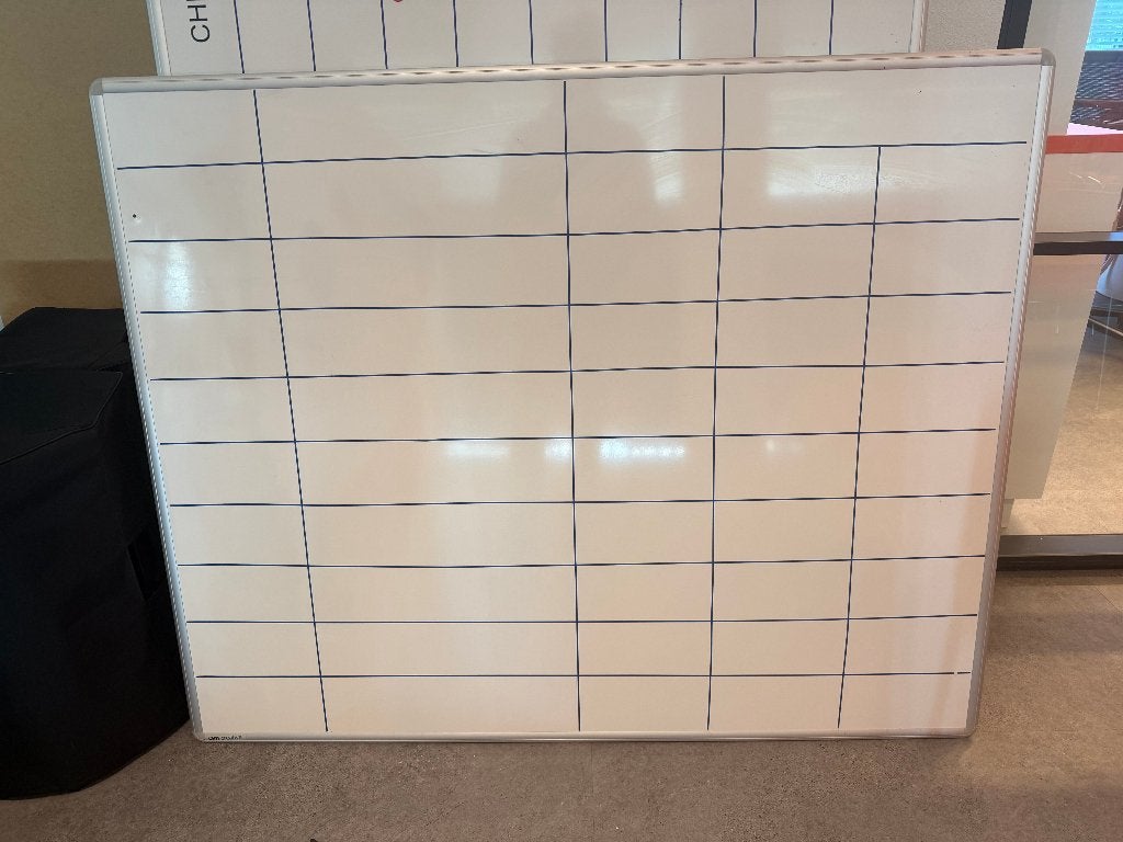 Whiteboard 150x120 cm - Magnetisch, Diversen, Ophalen, Gebruikt, Whiteboard