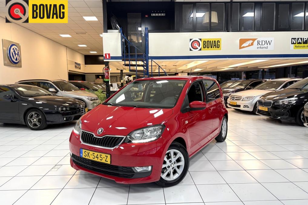 Skoda Citigo 1.0 Grt. Ambition Bovag Garantie Airco, Auto's, Stof, Gebruikt, Euro 6, Handgeschakeld