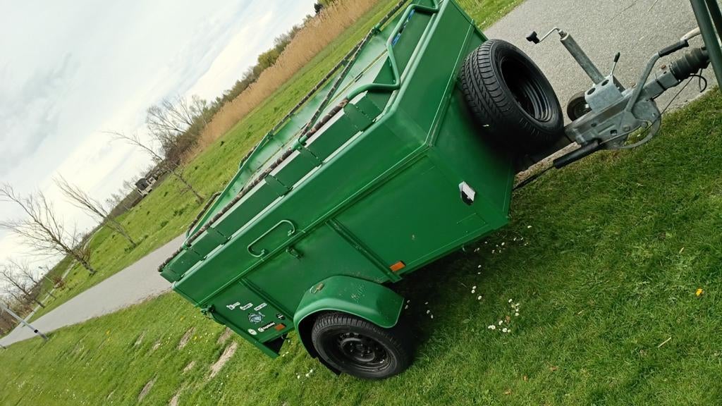 Karper bagage wagen gesloten met zware as., Ophalen, Gebruikt, Overige typen